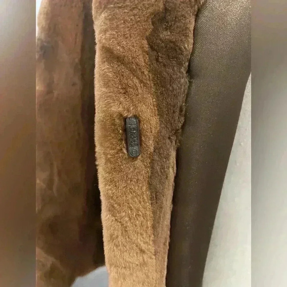 Real Mink Fur Sz S 3/4 sleeve Coat - Picture 6 of 14